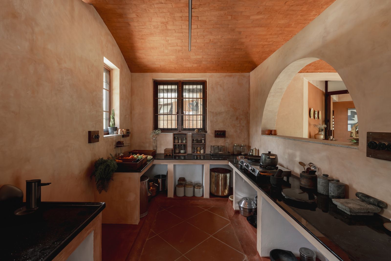 Kitchen area at Nisha Home Stay